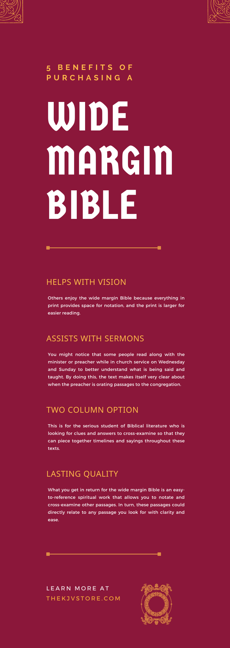 5 Benefits of Purchasing a Wide Margin Bible