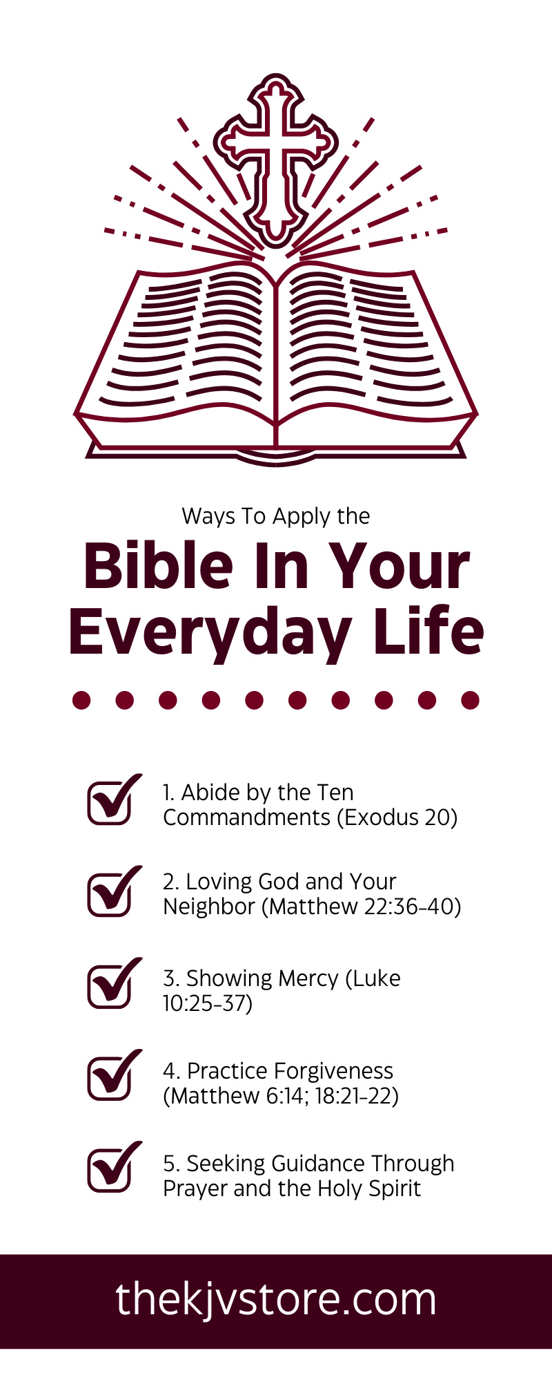 Ten Ways To Apply the Bible In Your Everyday Life