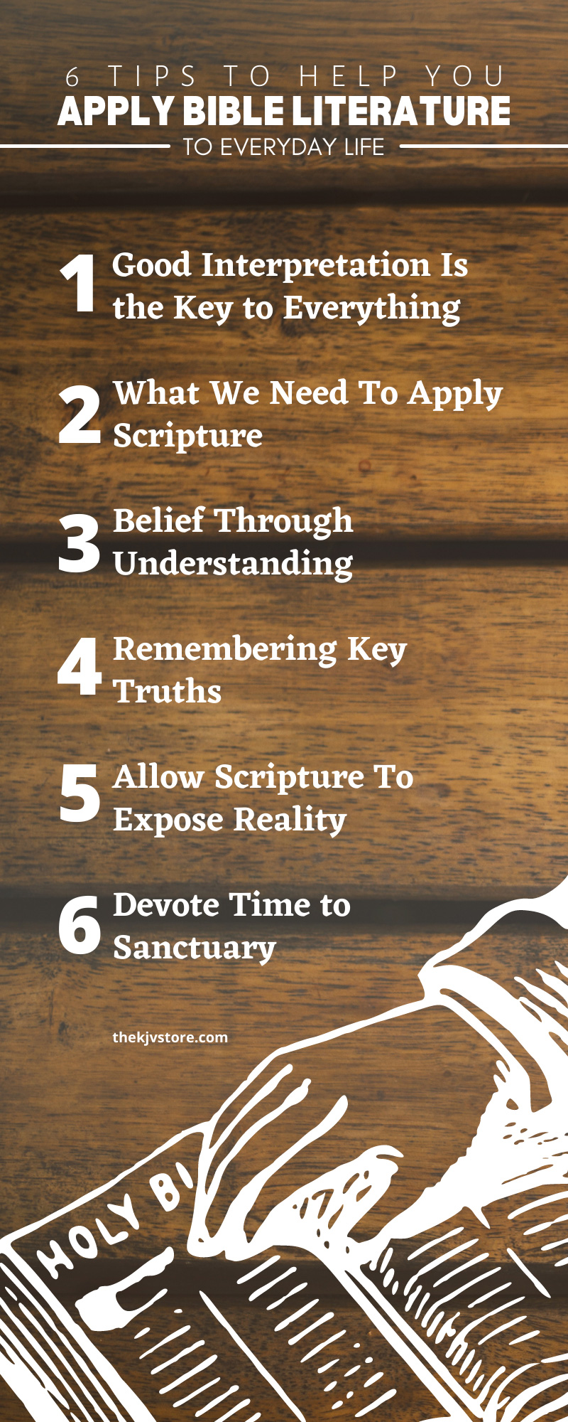 6 Tips To Help You Apply Bible Literature to Everyday Life